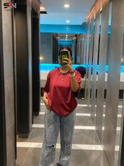 TERRY SIMPLE DROP SHOULDER TEES