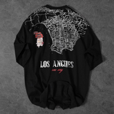 Los Angeles Printed Drop shoulder Tees