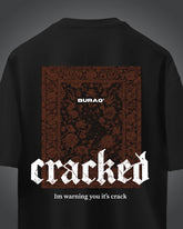 “Cracked” Graphic Tee – Black