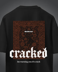 “Cracked” Graphic Tee – Black