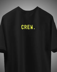 We Run Crew Graphic Tee – Black