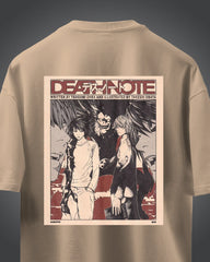 Death Note Anime Graphic Tee – Beige