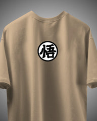 Dragon Ball Z “Kakaroto” Retro Graphic Tee – Beige
