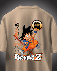 Dragon Ball Z “Kakaroto” Retro Graphic Tee – Beige