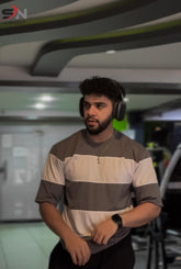 PANEL DROP SHOULDER TEE