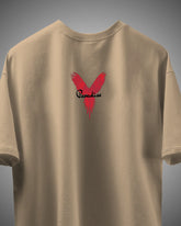 Paradise Red Wings Graphic Tee – Beige