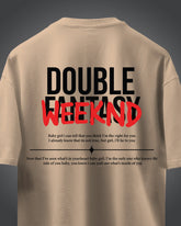 Double Fantasy WEEKND Graphic Tee – Beige