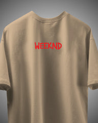 Double Fantasy WEEKND Graphic Tee – Beige