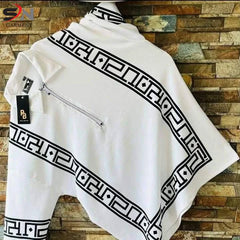 PRINTED ZIPPED STYLE COLLAR T-SHIRT
