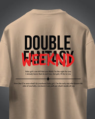 Double Fantasy WEEKND Graphic Tee – Beige